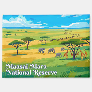 Nationaal Reservaat Maasai Mara Kenia Magneet