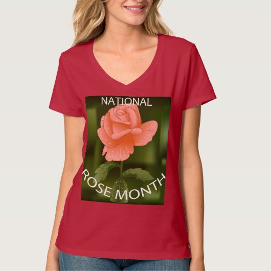 Nationaal Roos Maand shirt (Voorkant)