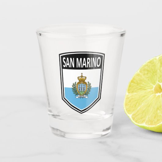 Nationaal - San Marino Shot Glas (Voorkant)