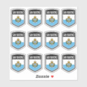Nationaal - San Marino Sticker (Vel)