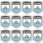 Nationaal - San Marino Sticker (Voorkant)