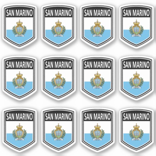 Nationaal - San Marino Sticker (Voorkant)