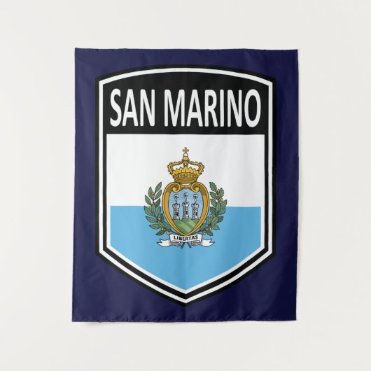 Nationaal - San Marino Wandkleed (Voorkant)