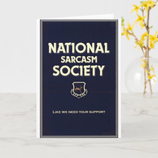 Nationaal-Sarcasme-Genootschap Kaart (Gele Bloem)