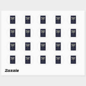 Nationaal-Sarcasme-Genootschap Ronde Sticker (Vel)