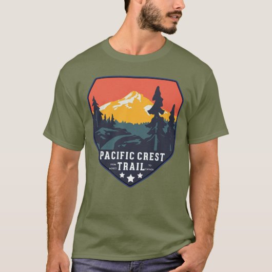 Nationaal Schilderachtig spoor van de Pacific Cres T-shirt (Voorkant)