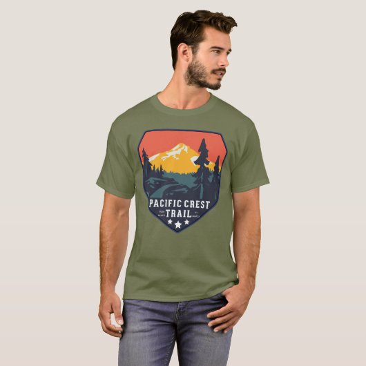 Nationaal Schilderachtig spoor van de Pacific Cres T-shirt (Voorkant volledig)