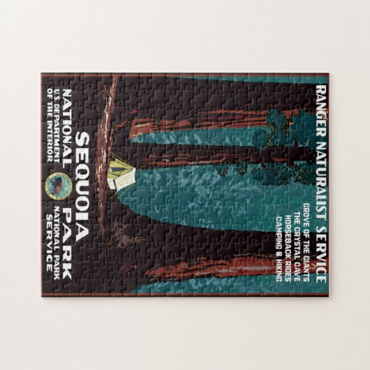 Nationaal Sequoia Park Puzzle Legpuzzel (Horizontaal)