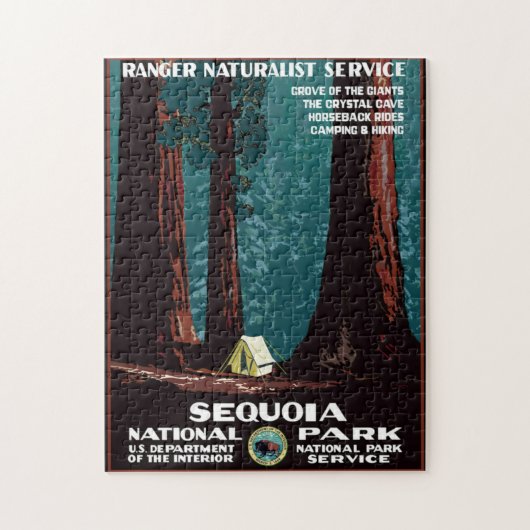 Nationaal Sequoia Park Puzzle Legpuzzel (Verticaal)