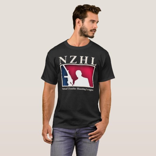 Nationaal Shirt van de Zombie Hunting League (Voorkant volledig)
