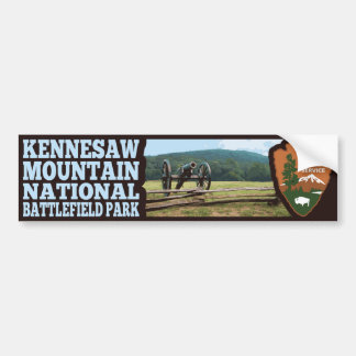 Nationaal slagveldpark Kennesaw Mountain Bumpersticker