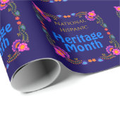 Nationaal Spaans erfgoed Verjaardag Kleurrijke vlo Cadeaupapier (Rol Hoek)