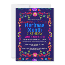 Nationaal Spaans erfgoed Verjaardag Kleurrijke vlo