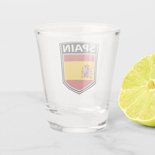 Nationaal - Spanje Shot Glas (Achterkant)
