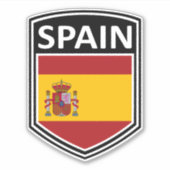 Nationaal - Spanje Sticker (Voorkant)