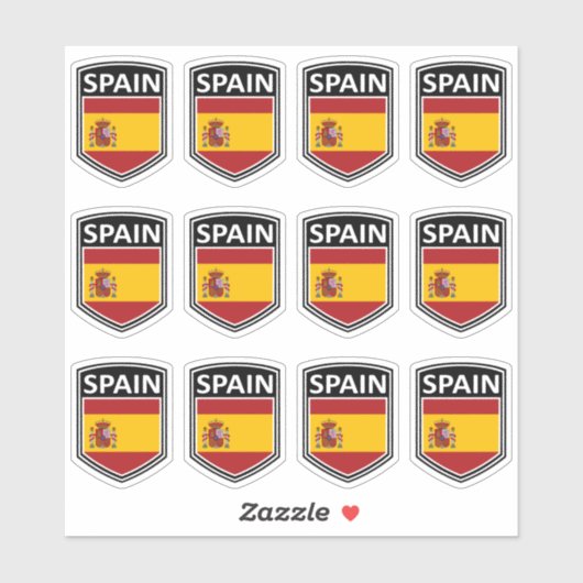 Nationaal - Spanje Sticker (Vel)