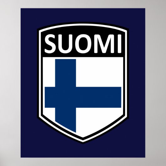 Nationaal - Suomi Poster (Voorkant)