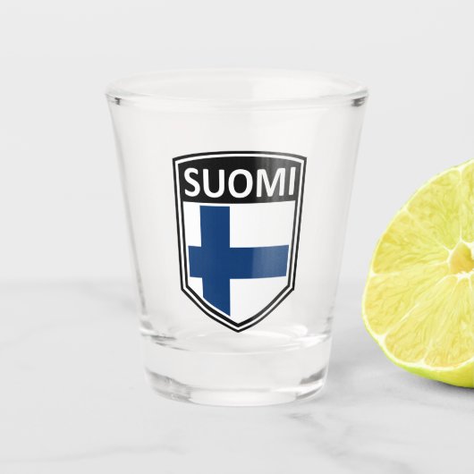Nationaal - Suomi Shot Glas (Voorkant)