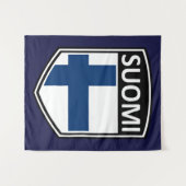 Nationaal - Suomi Wandkleed (Voorkant (horizontaal))