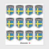 Nationaal - Sverige Sticker (Vel)