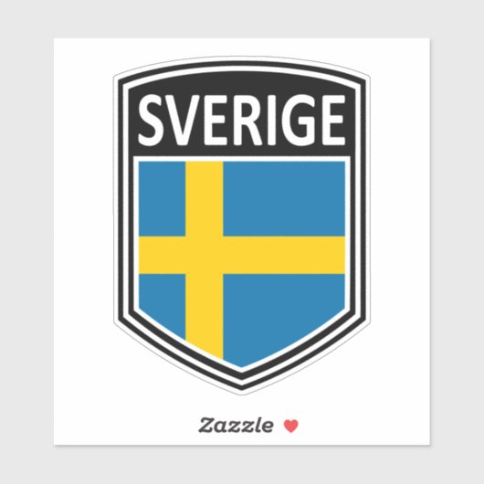 Nationaal - Sverige Sticker (Vel)