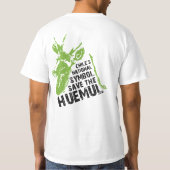 Nationaal symbool T-Shirt van Groen Chili (Achterkant)