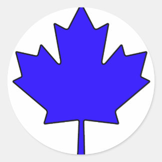 Nationaal symbool van Canadese Maple Leaf Canada Ronde Sticker