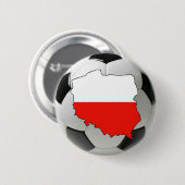 Nationaal team Polen Ronde Button 5,7 Cm (Voorkant /achterkant)