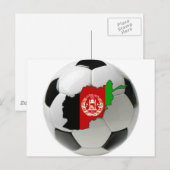 Nationaal team van Afghanistan Briefkaart (Voorkant / Achterkant)