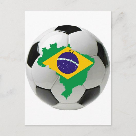Nationaal team van Brazilië Briefkaart (Voorkant)
