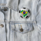 Nationaal team van Brazilië Ronde Button 5,7 Cm (In situ)