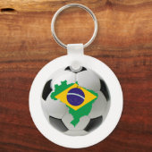 Nationaal team van Brazilië Sleutelhanger (Voorkant)
