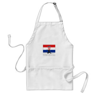 Nationaal team van het Kroatische Football Soccer Standaard Schort