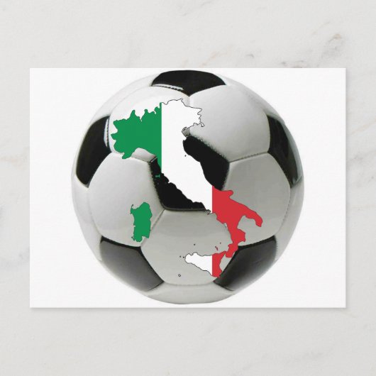 Nationaal team van Italië Briefkaart (Voorkant)