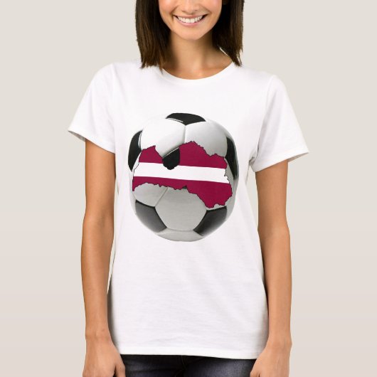 Nationaal team van Letland T-shirt (Voorkant)