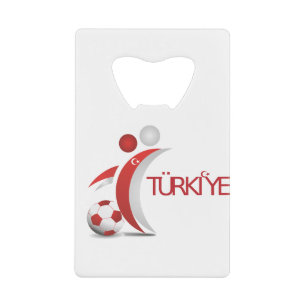 Nationaal team van Turkije Creditkaart Flessenopener