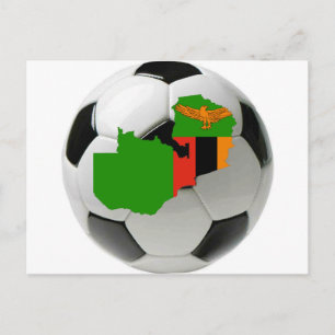 Nationaal team van Zambia Briefkaart