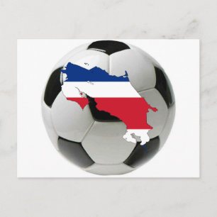 Nationaal team voor Costa Rica Briefkaart