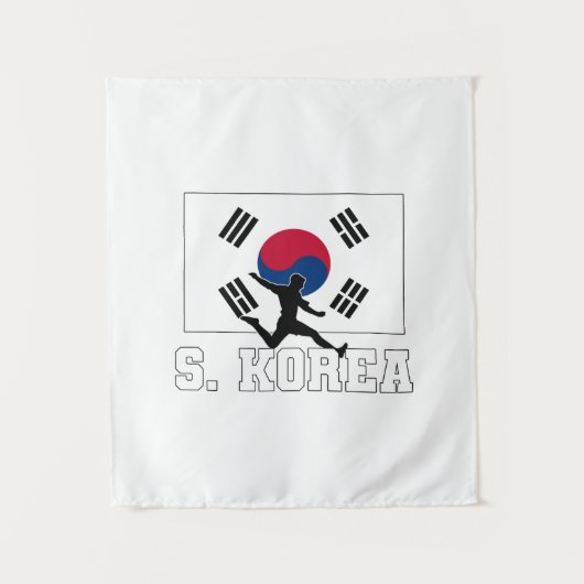 Nationaal team voor Zuid-Korea Wandkleed (Voorkant)