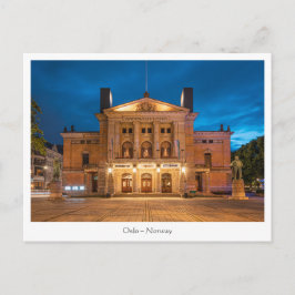 Nationaal theater Oslo Briefkaart