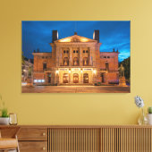 Nationaal theater Oslo Canvas Afdruk (Insitu (Woonkamer))