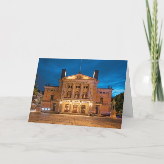 Nationaal theater Oslo Kaart (Voorkant)