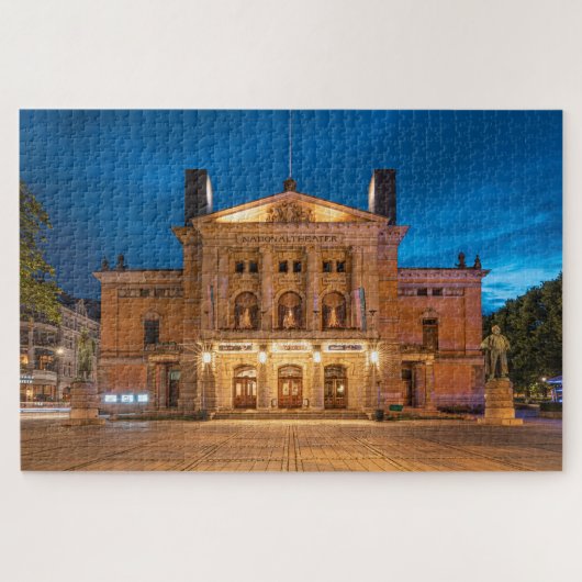 Nationaal theater Oslo Legpuzzel (Horizontaal)