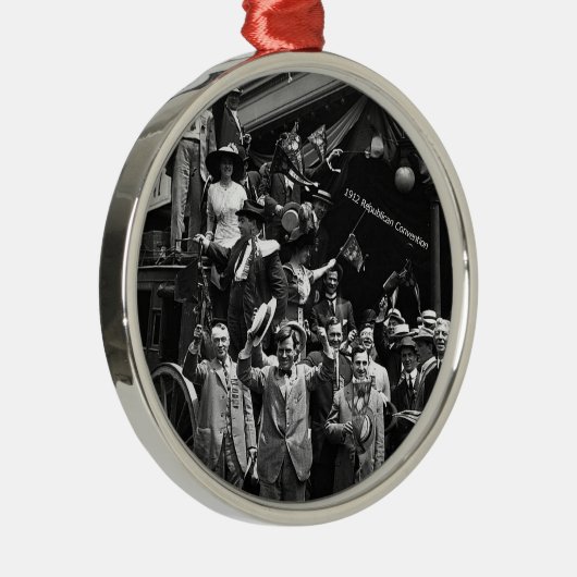 Nationaal Verdrag van 1912, Chicago, IL Metalen Ornament (Rechts)