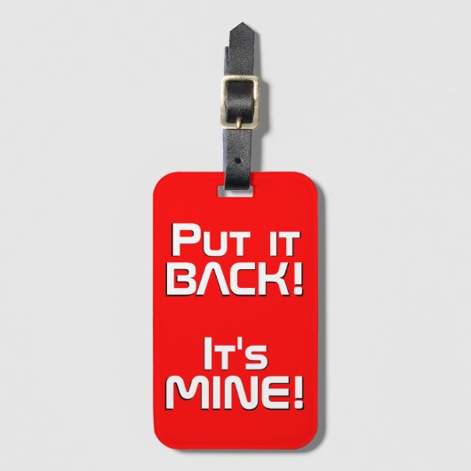 Nationaal vlaggenpatriotticum Zwitserland Bagagelabel (Voorkant (verticaal))