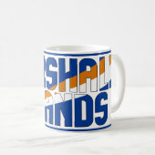 Nationaal vlaggenstaatoctrooi van de Marshalleilan Koffiemok (Voorkant rechts)