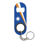 Nationaal vlaggenstaatoctrooi van de Marshalleilan Mini Flessenopener (Achterkant)