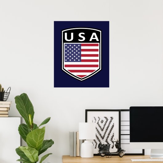 Nationaal - VS Poster (Thuiskantoor)