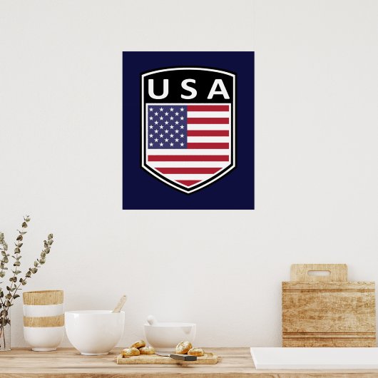 Nationaal - VS Poster (Keuken)