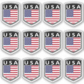 Nationaal - VS Sticker (Voorkant)